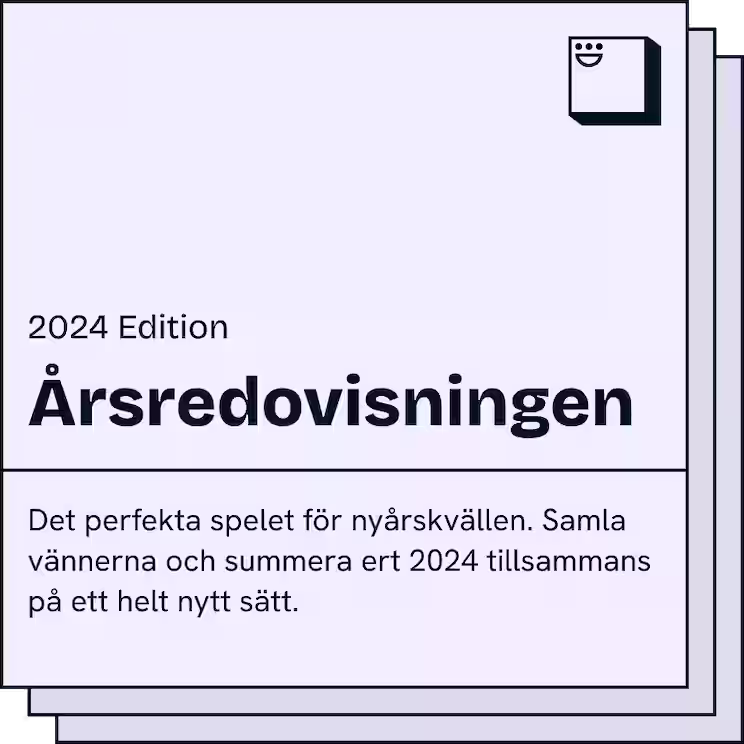 Årsredovisningen - spelöversikt